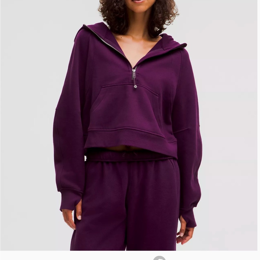 Lululemon Scuba Oversized Half-Zip Hoodie, Dramatic Magenta, NWT